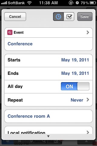 add event
